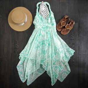 Guess twisted tank handkerchief dress